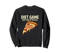 Jeu de régime Ne Regardez Pas la Perte de Poids de la Pizza Sweatshirt