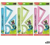 Jeu de règles Maped Twist'n Flex Maxi 4 pièces 20 pièces