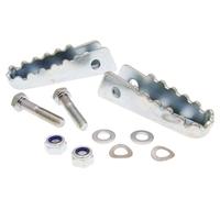Jeu de repose-pieds passager OEM compatible pour Aprilia RX 50, SX 50, Derbi Senda