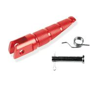 Jeu De Repose-Pieds V Parts Scooter Fraisé Argent Pour Moto Pièces Accessoires