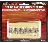 Jeu de résistances à couche carbone Whadda K/RES-E3 sortie axiale 0.25 W 1 set