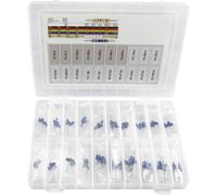 Jeu de résistances à couche métallique TRU COMPONENTS sortie axiale 0.25 W 1 % 390 pc(s)