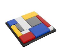 Jeu de résolution de problèmes : 13,5 cm, puzzle logique ABS, jeu éducatif de pensée critique pour , adolescents, adultes, école, bureau, voyage