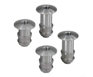 Jeu de rivets de rechange 860200525 pour poignées de ski Doo et Pilot, fixations métalliques solides pour un remontage facile des systèmes de poignées 4 pièces