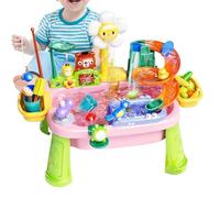 Jeu de robinet rotatif électrique pour jeux d'eau, table aquatique avec évier de cuisine, pour et filles, intérieur et extérieur, jardin, cour, pelouse, piscine, crèche