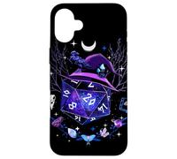 Jeu de rôle D20 Dés pour Sorcière Druide Magicien Coque pour iPhone 16 Plus