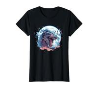 Jeu de rôle Fantaisie Dragon Red Fire Eyes de Style Anime T-Shirt Graphique avec Valeur