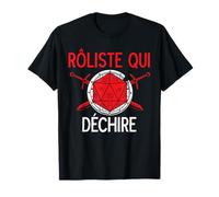 Jeu De Rôle Fantasy RPG D20 Cadeau Jeu De Rôle JDR T-Shirt