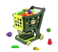 Jeu de rôle Jouets d'épicerie - Ensemble de chariot de courses pour | Jeu de rôle avec structure stable pour anniversaire, nouvel an, Noël, n
