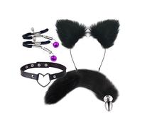 ̣ σ Jeu De Rôle Pour Chat En Nylon, 4 Pièces, Glamour ! Un Cadeau Original Pour Les Hommes Et Les Femmes