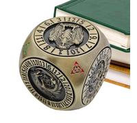 Jeu de rôles Dés | Set en métal Spinner Cube avec 6 côtés - Accessoires légers pour les loisirs, la maison, les jeux de société, pub, compétition