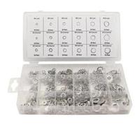 Toolland Assortiment de rondelles, 720 pièces, différentes tailles, couleur nickel