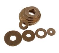 Jeu de rondelles plates en laiton et alliage de cuivre - M2-M10 - Joints de vis métalliques épais for une fixation durable(M3x16x1.5mm 10Pcs)