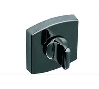 Vachette Jeu de rosaces MUZE/SCULT/ARTIS condamnation 52x56 mm fixation invisible Diamant noir Zamak