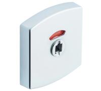 Jeu de rosaces pour béquilles MUZE et ARTIS chromés velours à condamnation voyant VACHETTE 086619