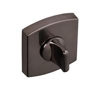 Vachette Jeu de rosaces MUZE/SCULT/ARTIS condamnation 52x56 mm fixation invisible Diamant noir Zamak