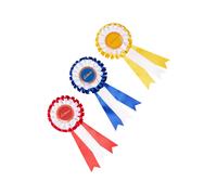 LeMieux Hobby Horse Lot de 3 rosaces en satin pour cheval - Congratulate Your Hobby Horse - Convient aux enfants de 3 ans et plus