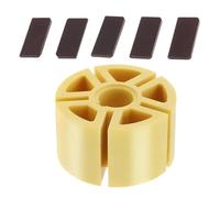 Jeu de rotors en plastique et de lames en bakélite pour meuleuses pneumatiques, opérations rapides, outil de conception à faible usure, accessoires électriques, lame de rotor de meuleuses pneumatiques