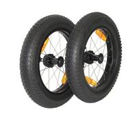 Jeu de roue avec axe bouton poussoir Burley Noir