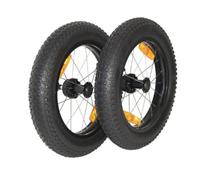 Burley Plus Size Wheel Kit Spare Part Noir 16´´ Black