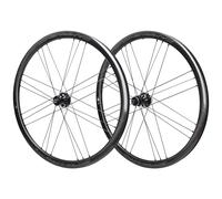 Campagnolo Bora Wto 33 2 Way Fit Disc Tubeless Road Wheel Set Noir 12 x 100 / 12 x 142 mm / Campagnolo
