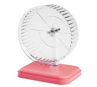 Jeu de roues à double exercice - 8,5" + 11,5" silencieux | Design autonome ou montage en cage - Pour souris, gerbilles, petits hamsters (dos ventilé, assemblage facile, 2 couleurs) Ensemble de