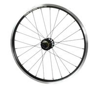Jeu De Roues BMX Vélo Pliant 20 Pouces 406 451 Jante Frein V/C Frein 100/130mm Jantes Aluminium Alliage Moyeux 20/24Trous QR Roue Avant Arrière pour Cassette 7-12 Vitesses(Black Rear,406)