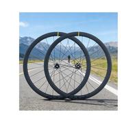 Jeu De Roues De Vélo De Route 700C Jantes en Carbone De 37mm Roues De Frein À Disque À Dégagement Rapide De 100/135mm, Cassette De 8 À 12 Vitesses, 6 Griffes