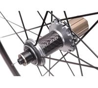 Jeu De Roues De Vélo De Route À Pneu 700C, Cassette De 8 À 11 Vitesses Scellée, Roulement De Moyeu en Fiber De Carbone, Hauteur De 40Mm, Jante 16/21H(Silver)