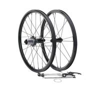 Jeu De Roues De Vélo Pliantes 16 Pouces 349 Roue Avant Et Arrière À Frein sur Jante E À Démontage Rapide 74/130mm, Jantes BMX en Aluminium À Double Paroi, Cassette 8, 9, 10, 11 Vitesses