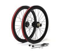 Jeu De Roues De Vélo Pliantes 20" 406, Freins À Disque 6 Boulons + Freins V, Jante BMX 100/135mm QR, Cassette 7, 8, 9, 10, 11 Vitesses, Vanne Schrader