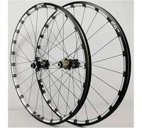Jeu De Roues De VTT 26/27,5'' 29 Pouces Avec Frein À Disque, Axe À Blocage Rapide, Jantes Avec Des Rayons Straight Pull, Jante 24H, Moyeu Pour Cassette 7, 8, 9, 10, 11, 12 Vitesses.,Noir,29inch