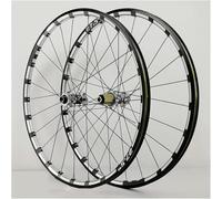 Jeu De Roues De VTT 26/27,5'' 29 Pouces Avec Frein À Disque, Axe À Blocage Rapide, Jantes Avec Des Rayons Straight Pull, Jante 24H, Moyeu Pour Cassette 7, 8, 9, 10, 11, 12 Vitesses.,Argent,26inch