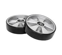 Jeu de roues pivotantes en polyuréthane STIER pour transpalettes