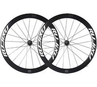 Jeu De Roues Pour Vélo De Course 700C Avec Moyeu En Carbone Roues Avant Et Arrière Freins Sur Jante/C/V-Brakes Serrage Rapide 50 Mm Jante En Alliage D'aluminium Cassettes 8-11 Vitesses ,Black hub