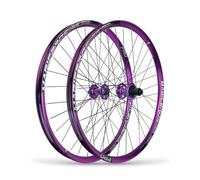 Jeu de Roues VTT XC/DH 26 27.5 29 axe traversant 100mm/142mm 7-12S Cassette | Roulement scellé frein à disque roues avant et arrière VTT jante à Double paroi en aluminium 360 clics