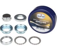 Jeu de roulements de direction avec écrou + graisse pour roulements pour Hercules Prima M 2 3 4 5 Optima / Puch Maxi N S