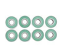 Jeu de roulements de skateboard de 8 mm, roulements scellés en acier carbone pour le remplacement des roues, le patinage quotidien et l ' entretien de la planche, roulement de roue, planche plate, en