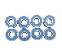 Jeu de roulements de skateboard de 8 mm, roulements scellés en acier carbone pour le remplacement des roues, le patinage quotidien et l ' entretien de la planche, roulement de roue, planche plate, en