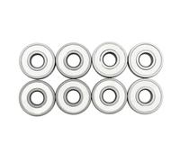 Jeu de roulements de skateboard de 8 mm, roulements scellés en acier carbone pour le remplacement des roues, le patinage quotidien et l ' entretien de la planche, roulement de roue, planche plate, en
