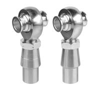 Jeu de roulements d'extrémité de tige - 2 joints sphériques, extrémités de liaison à filetage mâle, roulements de pivot auto-graissants, composants de connecteur mécanique robustes | Pour véhicul