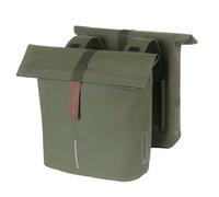 Jeu de sacoches imperméable vélo - BASIL - City - 28-32 L - Vert