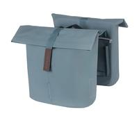 Basil City MIK - Sacoche Double - pour Porte-Bagages arrière - 28-32 litres - Bleu