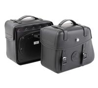 Jeu de sacs en cuir Rugged 21 litres. pour support C-Bow - noir
