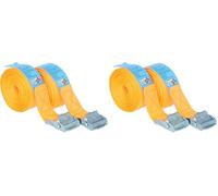 Jeu de Sangles à cliquet Carpoint 2 x 2,5 m, Orange (Lot de 2)