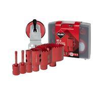 Rubi Kit 6 trépans diamantés Drygres Premium 6/8/20/35/50/68 mm M14 longue durée sur meuleuse