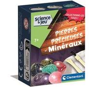 Jeu de science et d'expérience Clementoni Mini coffret Pierres précieuses et minéraux Multicolore
