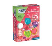 Clementoni - Science & Jeu - Coffret scientifique création de baumes à lèvres - Dés 8 ans