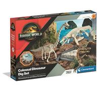Clementoni – Kit de fouilles Jurassic World Mosasaurus & Brachiosaurus pour 8 ans – Fossiles