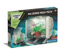 CLEMENTONI - Ma serre high-tech - 3 manière de faire pousser - Capteurs pour contrôler la luminosité, la température et l'humidité -
